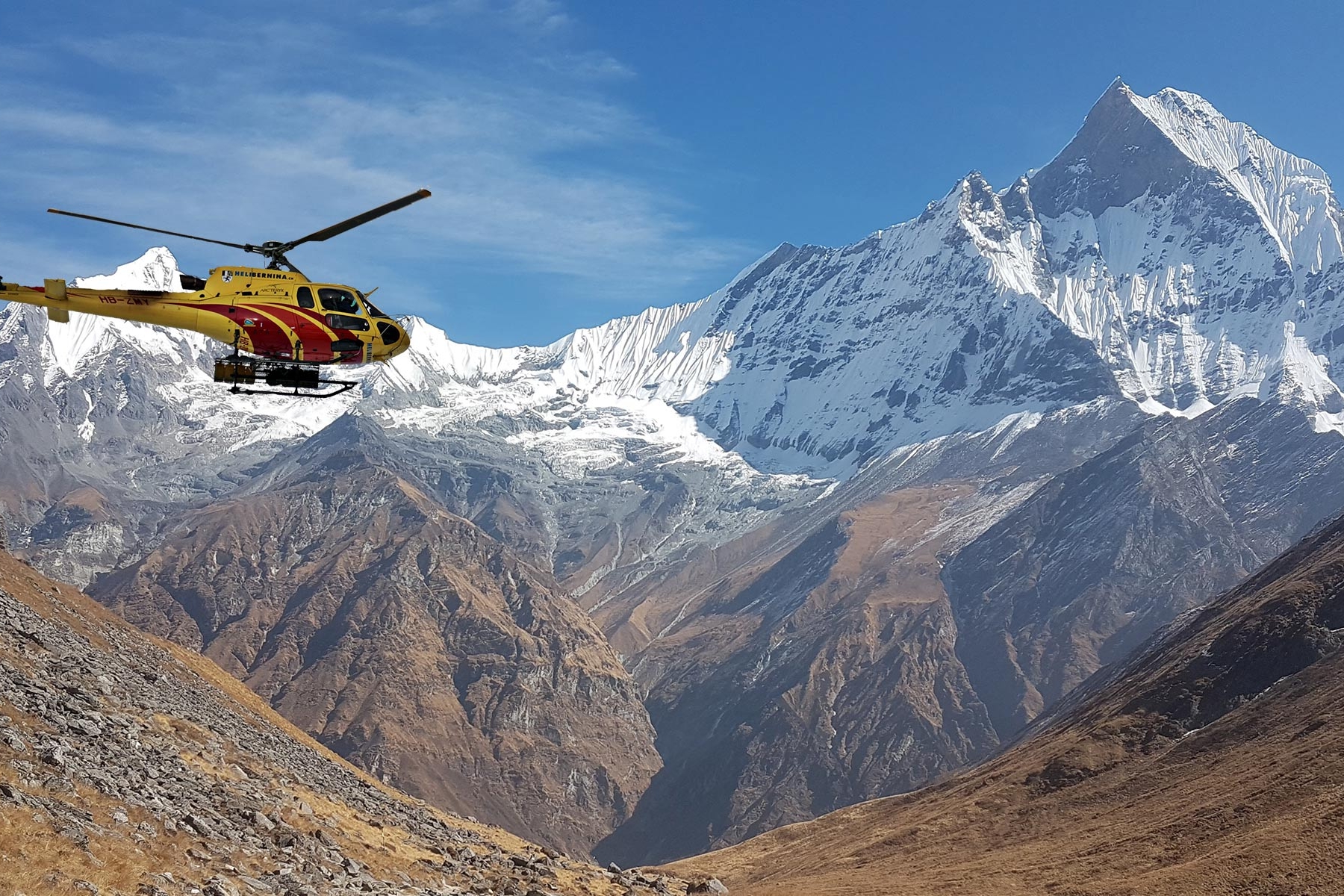 Annapurna Base Camp Photography Helicopter Tour