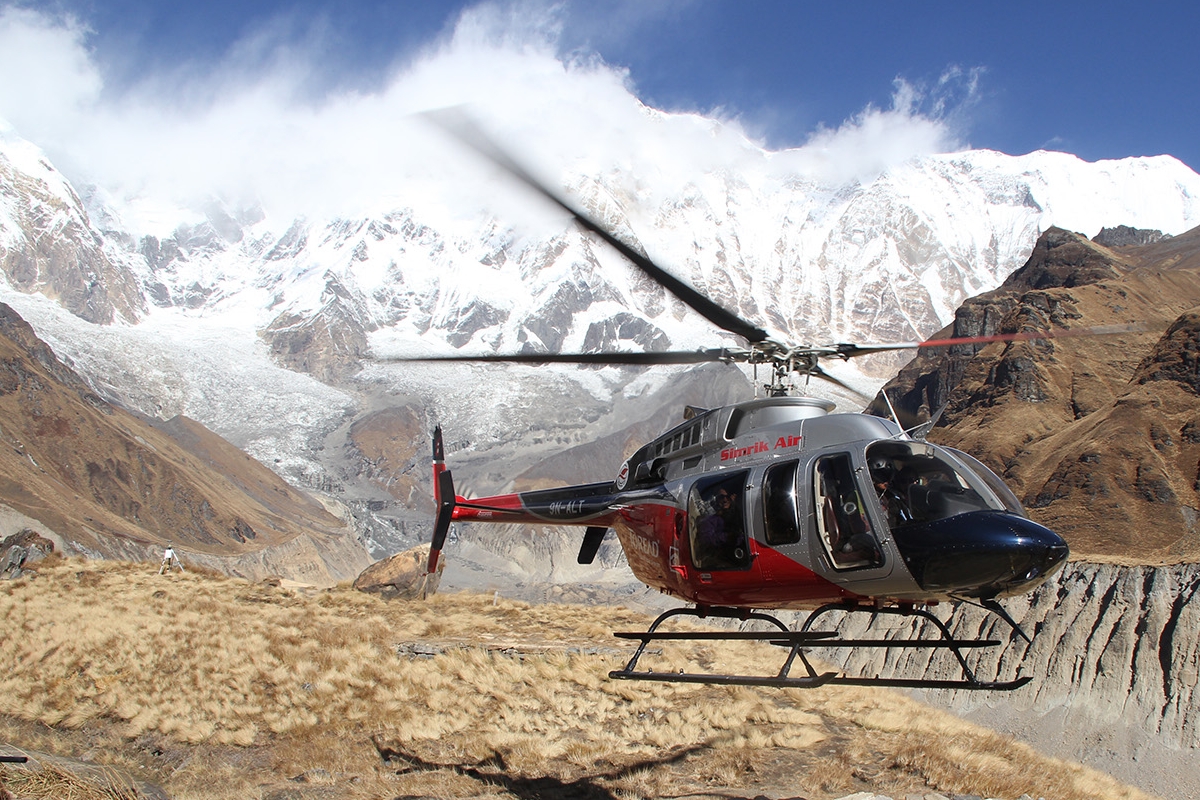 Annapurna Base Camp Photography Helicopter Tour